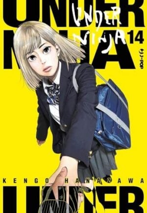 Copertina del manga Under Ninja vol. 14, edizione italiana J-POP Edizioni di Editore