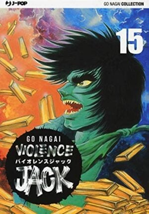 Copertina del manga Violence Jack vol. 15, edizione italiana J-POP Edizioni di Go Nagai