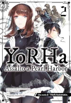 Copertina del manga Yorha: Assalto a Pearl Harbor vol. 2, edizione italiana J-POP Edizioni di Yoko Taro