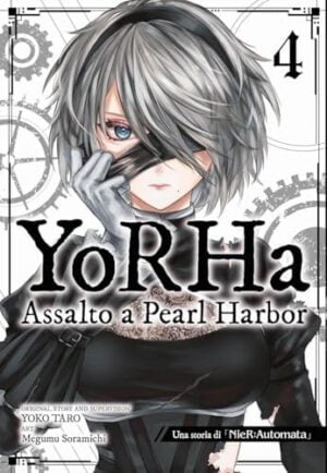 Copertina del manga Yorha: Assalto a Pearl Harbor vol. 4, edizione italiana J-POP Edizioni di Soramichi,Taro
