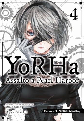 Copertina del manga Yorha: Assalto a Pearl Harbor vol. 4, edizione italiana J-POP Edizioni di Soramichi,Taro