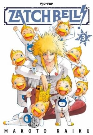 Copertina del manga Zatch Bell! vol. 3, edizione italiana J-POP Edizioni di Makoto Raiku