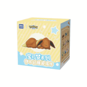 Pokémon Eevee Sleeping Pose blind box figurina con cuscino