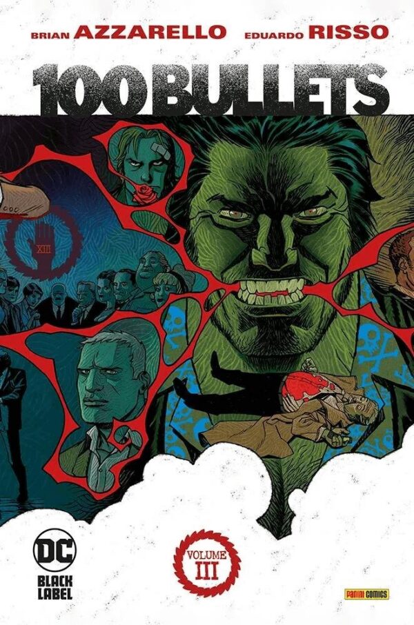 Copertina del fumetto 100 Bullets vol. 3, edizione italiana Panini Comics / DC / Marvel / Disney di Brian Azzarello, Eduardo Risso Copertina del fumetto 100 Bullets vol. 3, edizione italiana Panini Comics / DC / Marvel / Disney di Brian Azzarello, Eduardo Risso