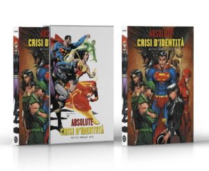 Copertina del fumetto Dc Absolute - Crisi D'identità, edizione italiana Panini Comics / DC / Marvel / Disney di Morales & Meltzer