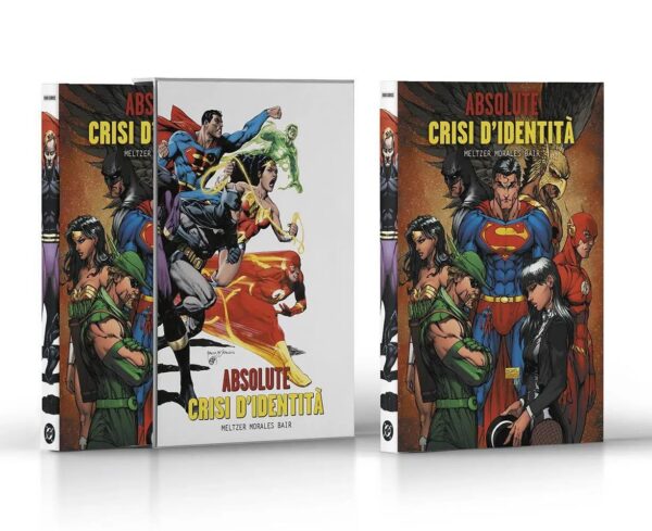 Copertina del fumetto Dc Absolute - Crisi D'identità, edizione italiana Panini Comics / DC / Marvel / Disney di Morales & Meltzer Copertina del fumetto Dc Absolute - Crisi D'identità, edizione italiana Panini Comics / DC / Marvel / Disney di Morales & Meltzer