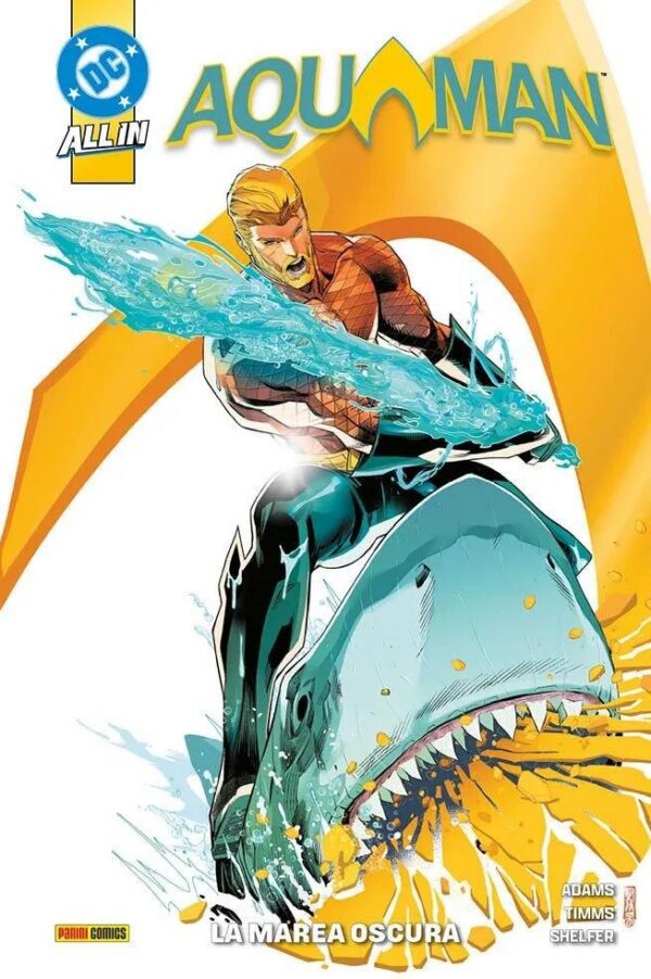 Copertina del fumetto Aquaman 2025 - Dc Collection vol. 1, edizione italiana Panini Comics / DC / Marvel / Disney di Jeremy Adams, John Timms Copertina del fumetto Aquaman 2025 - Dc Collection vol. 1, edizione italiana Panini Comics / DC / Marvel / Disney di Jeremy Adams, John Timms