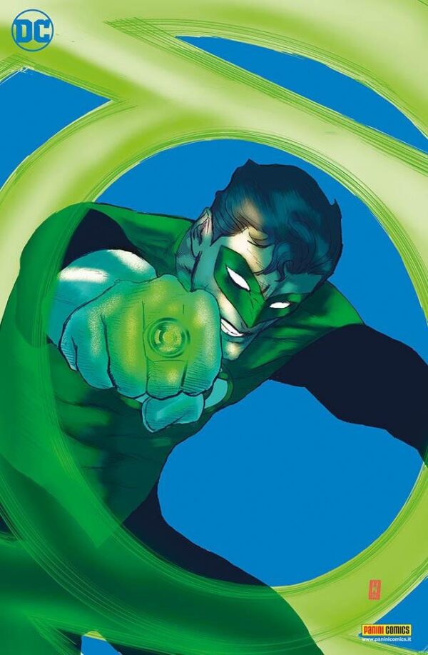 Copertina del fumetto Lanterna Verde Alfa, edizione italiana Panini Comics / DC / Marvel / Disney di Grell, Johns, Cooke, O'neil