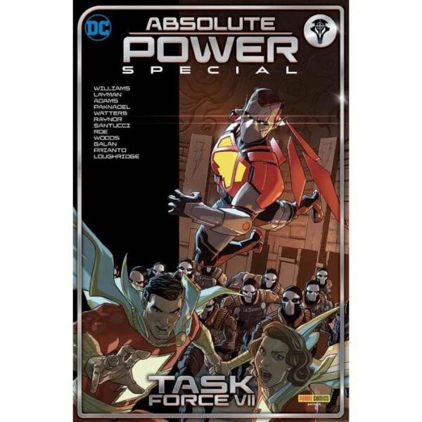 Copertina del fumetto Absolute Power Task Spec Force Vii, edizione italiana Panini Comics / DC / Marvel / Disney di Aa.Vv. Copertina del fumetto Absolute Power Task Spec Force Vii, edizione italiana Panini Comics / DC / Marvel / Disney di Aa.Vv.