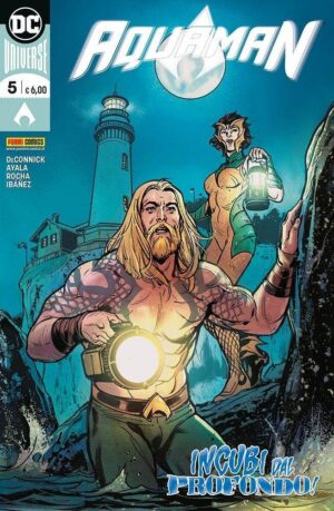Copertina del fumetto Aquaman vol. 5, edizione italiana Panini Comics / DC / Marvel / Disney di Aa.Vv.
