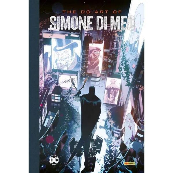 Copertina del fumetto Dc Artbook L'arte di Simone di Meo, edizione italiana Panini Comics / DC / Marvel / Disney di Simone Di Meo