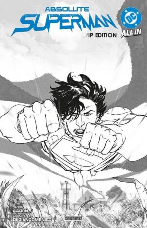 Copertina del fumetto Absolute Superman - W.i.P. Edition, edizione italiana Panini Comics / DC / Marvel / Disney di Di Giandomenico,Aaron
