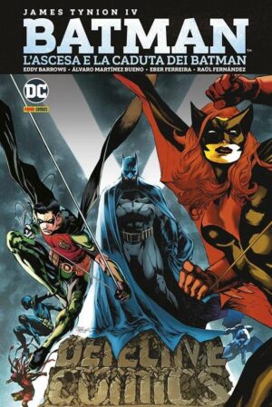 Copertina del fumetto Detective Comics L'ascesa dei Batma, edizione italiana Panini Comics / DC / Marvel / Disney di Tynion Iv, Barrows & Aa.Vv.