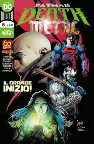 Copertina del fumetto Batman - Death Metal vol. 5, edizione italiana Panini Comics / DC / Marvel / Disney di Aa.Vv.