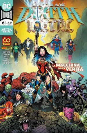 Copertina del fumetto Batman - Death Metal vol. 6, edizione italiana Panini Comics / DC / Marvel / Disney di Aa.Vv.