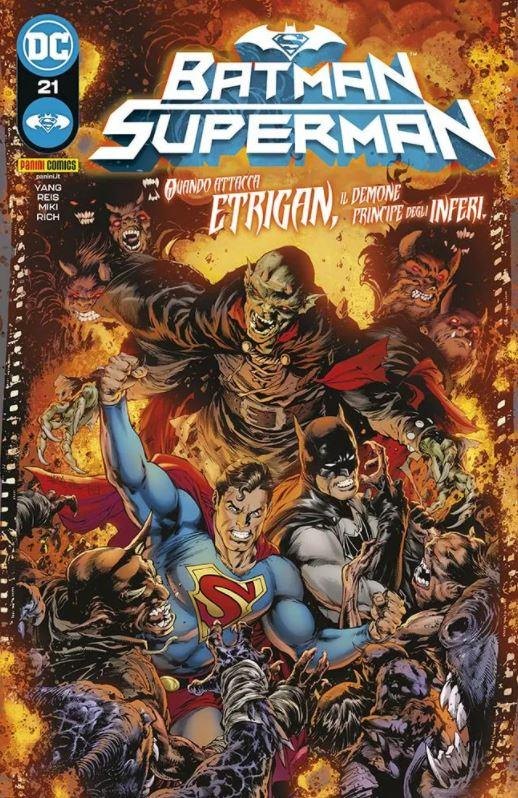 Copertina del fumetto Batman/Superman vol. 21, edizione italiana Panini Comics / DC / Marvel / Disney di Ivan Reis & Gene Luen Yang Copertina del fumetto Batman/Superman vol. 21, edizione italiana Panini Comics / DC / Marvel / Disney di Ivan Reis & Gene Luen Yang