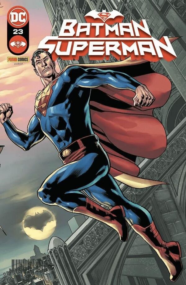Copertina del fumetto Batman/Superman vol. 23, edizione italiana Panini Comics / DC / Marvel / Disney di Francavilla, Pelletier & Yang Copertina del fumetto Batman/Superman vol. 23, edizione italiana Panini Comics / DC / Marvel / Disney di Francavilla, Pelletier & Yang