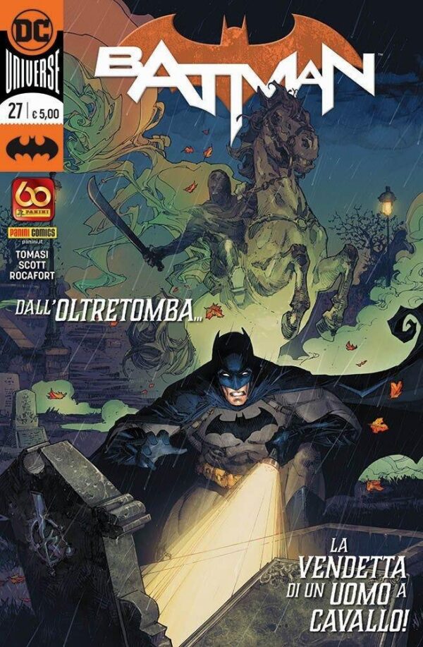 Copertina del fumetto Batman vol. 27, edizione italiana Panini Comics / DC / Marvel / Disney di Rocafort, Tomasi & Scott