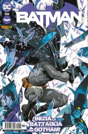 Copertina del fumetto Batman vol. 36, edizione italiana Panini Comics / DC / Marvel / Disney di Mariko Tamaki & Dan Mora
