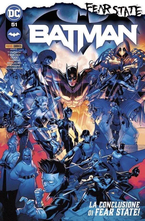 Copertina del fumetto Batman vol. 51, edizione italiana Panini Comics / DC / Marvel / Disney di Aa.Vv.