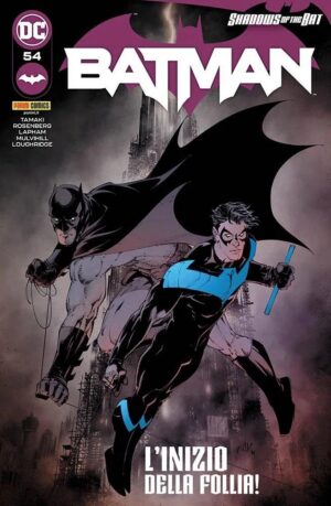 Copertina del fumetto Batman vol. 54, edizione italiana Panini Comics / DC / Marvel / Disney di Tamaki, Lapham & Rosenberg