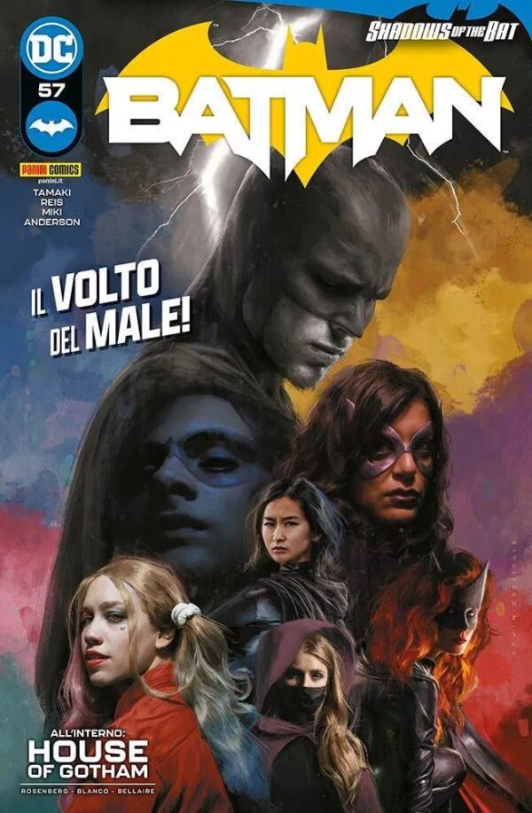 Copertina del fumetto Batman vol. 57, edizione italiana Panini Comics / DC / Marvel / Disney di Tamaki, Reis & M.D. Smith