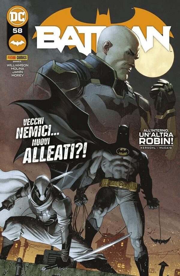 Copertina del fumetto Batman vol. 58, edizione italiana Panini Comics / DC / Marvel / Disney di Aa.Vv.