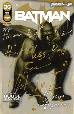 Copertina del fumetto Batman vol. 65, edizione italiana Panini Comics / DC / Marvel / Disney di Tamaki, Nahuelpan & Aa.Vv.