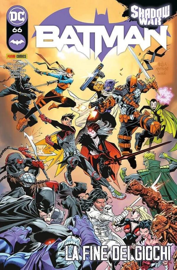 Copertina del fumetto Batman vol. 66, edizione italiana Panini Comics / DC / Marvel / Disney di Williamson, Cruz & Aa.Vv.