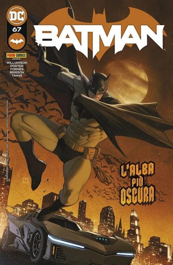 Copertina del fumetto Batman vol. 67, edizione italiana Panini Comics / DC / Marvel / Disney di Williamson, Porter & Aa.Vv.
