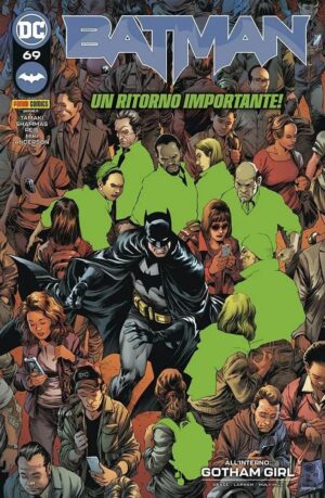 Copertina del fumetto Batman vol. 69, edizione italiana Panini Comics / DC / Marvel / Disney di Tamaki, Shammas, Reis & Aa.Vv.