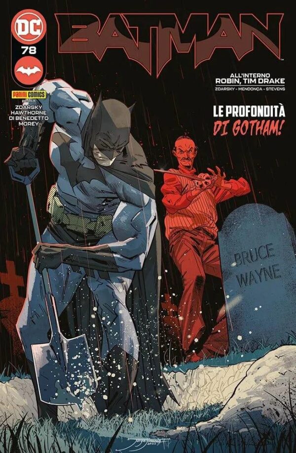 Copertina del fumetto Batman vol. 78, edizione italiana Panini Comics / DC / Marvel / Disney di Zdarsky, Hawthorne & Aa.Vv. Copertina del fumetto Batman vol. 78, edizione italiana Panini Comics / DC / Marvel / Disney di Zdarsky, Hawthorne & Aa.Vv.