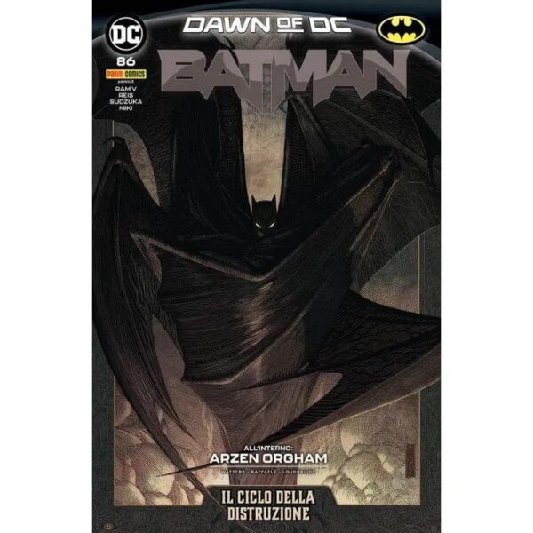 Copertina del fumetto Batman vol. 86, edizione italiana Panini Comics / DC / Marvel / Disney di Sudzuka, Reis & Aa.Vv. Copertina del fumetto Batman vol. 86, edizione italiana Panini Comics / DC / Marvel / Disney di Sudzuka, Reis & Aa.Vv.