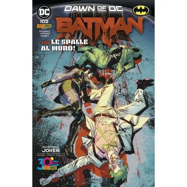Copertina del fumetto Batman vol. 102, edizione italiana Panini Comics / DC / Marvel / Disney di Aa.Vv. Copertina del fumetto Batman vol. 102, edizione italiana Panini Comics / DC / Marvel / Disney di Aa.Vv.