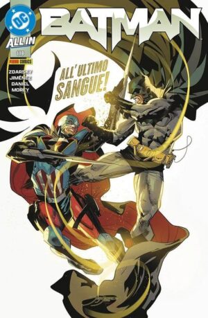 Copertina del fumetto Batman vol. 118, edizione italiana Panini Comics / DC / Marvel / Disney di Zdarsky, Daniel & Jimenez