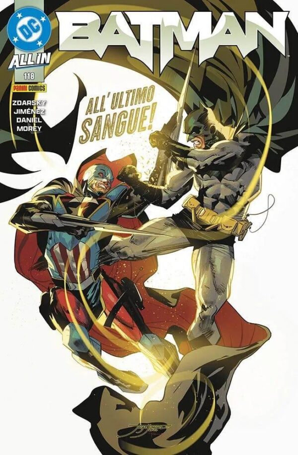 Copertina del fumetto Batman vol. 118, edizione italiana Panini Comics / DC / Marvel / Disney di Zdarsky, Daniel & Jimenez