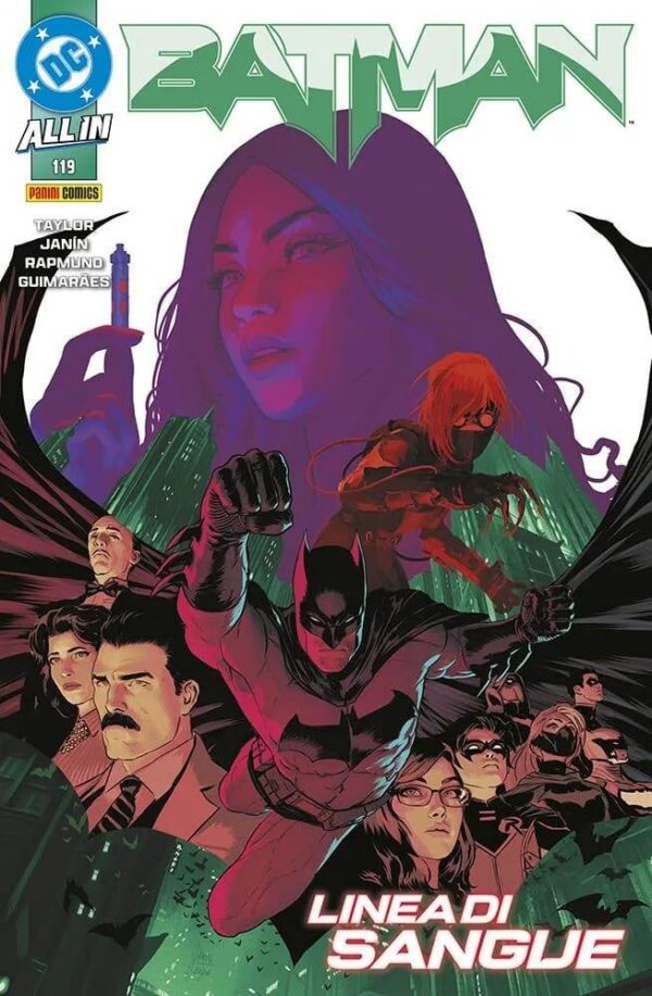 Copertina del fumetto Batman vol. 119, edizione italiana Panini Comics / DC / Marvel / Disney di Janin & Taylor