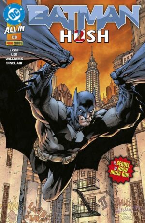 Copertina del fumetto Batman vol. 120, edizione italiana Panini Comics / DC / Marvel / Disney di Jim Lee, Jeph Loeb