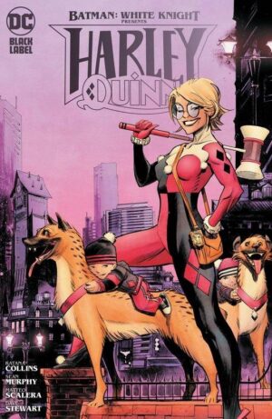 Copertina del fumetto Batman Cavaliere Bianco Harley Quin, edizione italiana Panini Comics / DC / Marvel / Disney di Aa.Vv.