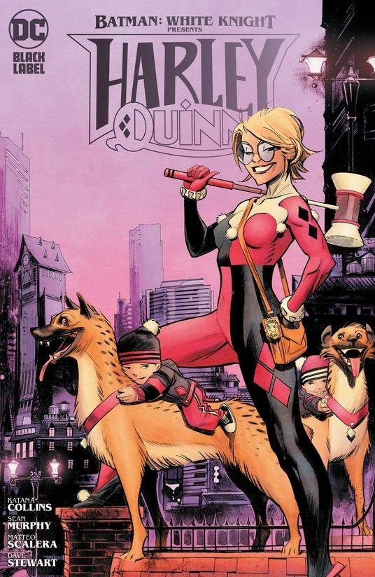 Copertina del fumetto Batman Cavaliere Bianco Harley Quin, edizione italiana Panini Comics / DC / Marvel / Disney di Aa.Vv.