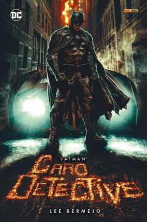 Copertina del fumetto Batman Caro Detective, edizione italiana Panini Comics / DC / Marvel / Disney di Lee Bermejo