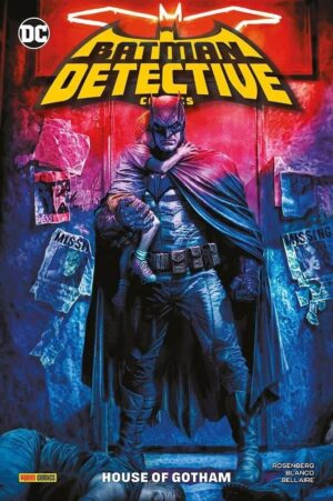 Copertina del fumetto Batman - Detective Comics vol. 5, edizione italiana Panini Comics / DC / Marvel / Disney di Blanco, Rosenberg