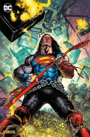 Copertina del fumetto Batman Death Metal 3 Variant Metal, edizione italiana Panini Comics / DC / Marvel / Disney di Aa.Vv.