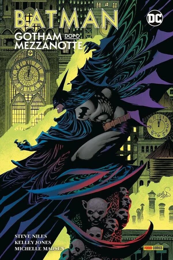 Copertina del fumetto Batman Gotham Dopo Mezzanotte, edizione italiana Panini Comics / DC / Marvel / Disney di Niles, Madsen & Jones Copertina del fumetto Batman Gotham Dopo Mezzanotte, edizione italiana Panini Comics / DC / Marvel / Disney di Niles, Madsen & Jones