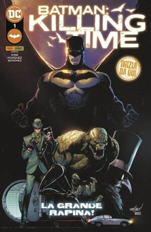 Copertina del fumetto Batman - Killing Time vol. 1, edizione italiana Panini Comics / DC / Marvel / Disney di King & Marquez