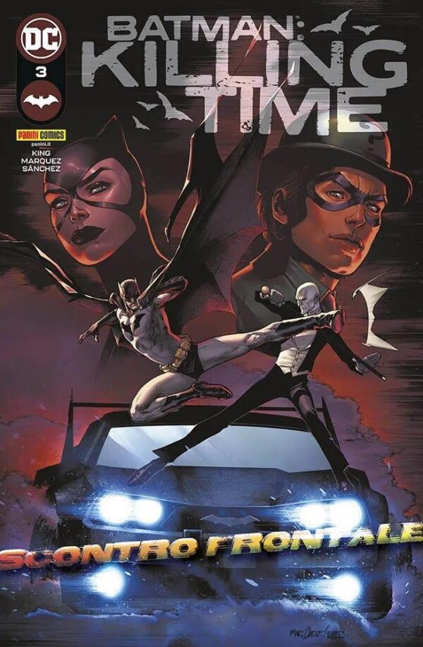 Copertina del fumetto Batman - Killing Time vol. 3, edizione italiana Panini Comics / DC / Marvel / Disney di David Marquez & Tom King Copertina del fumetto Batman - Killing Time vol. 3, edizione italiana Panini Comics / DC / Marvel / Disney di David Marquez & Tom King
