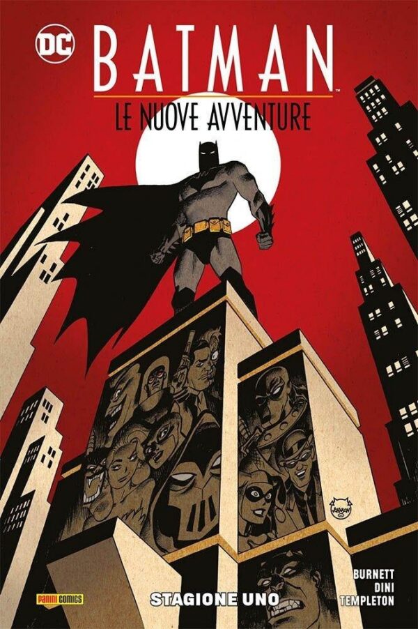 Copertina del fumetto Batman:le Nuove Avventure-Stag.1, edizione italiana Panini Comics / DC / Marvel / Disney di Burnett, Templeton & Dini