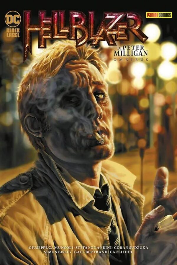 Copertina del fumetto Dc Black Label Hellblazer Milligan, edizione italiana Panini Comics / DC / Marvel / Disney di Camuncoli & Aa.Vv.