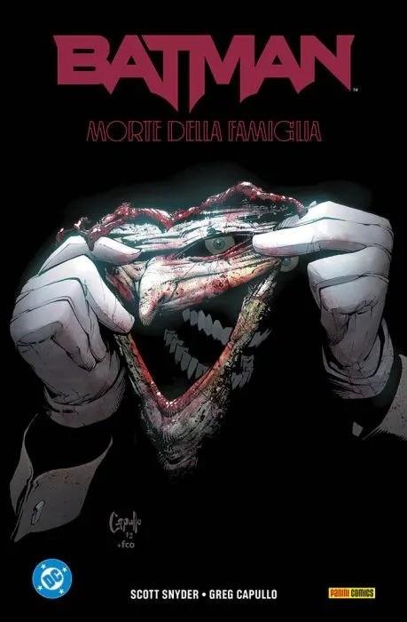 Copertina del fumetto Batman - Morte della Famiglia, edizione italiana Panini Comics / DC / Marvel / Disney di S. Snyder, J. T. Tynion Iv
