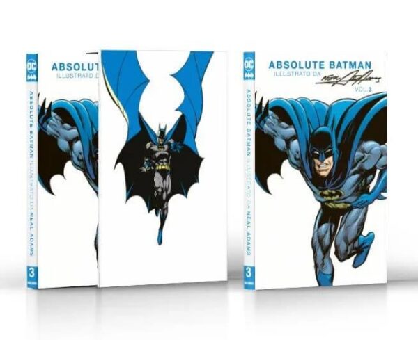 Copertina del fumetto Batman Neal Adams Absolute vol. 3, edizione italiana Panini Comics / DC / Marvel / Disney di Neal Adams & Aa.Vv.
